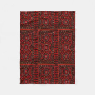 oriental rug fleece blanket