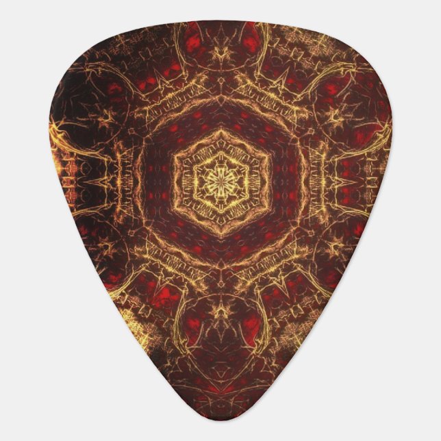 Oriental Rug Guitar Pick (Front)