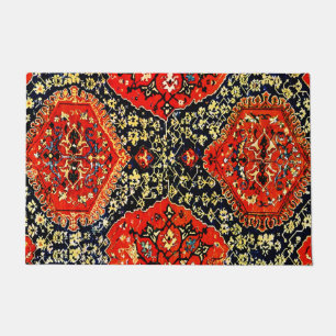 Oriental rug in blue&orange - large