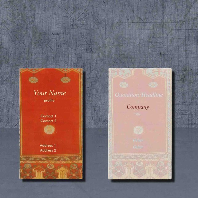 Oriental rug in Ladik style no2 Business Card (Creator Uploaded)