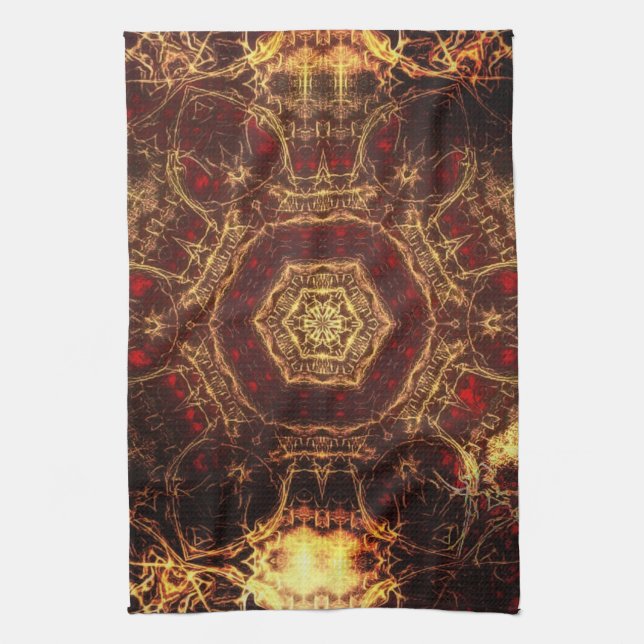 Oriental Rug  Kitchen Towel (Vertical)