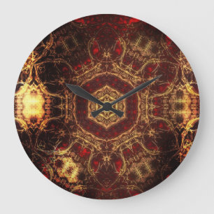 Oriental Rug  Large Clock