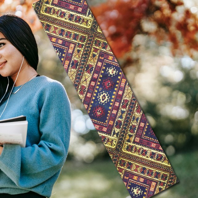 Oriental rug  motifs in autumn colors scarf (Creator Uploaded)