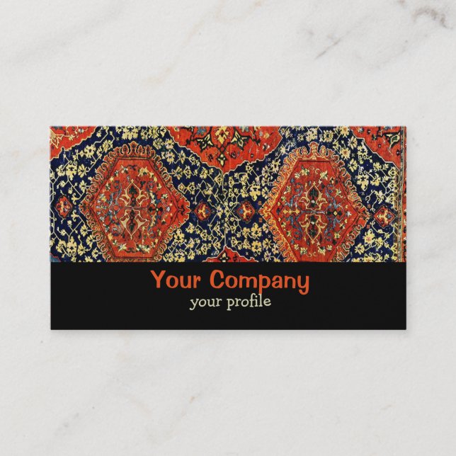 Oriental Rug no3 Business Card (Front)