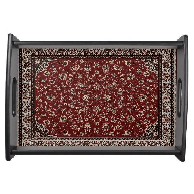 Oriental Rug Pattern Serving Tray (Front)
