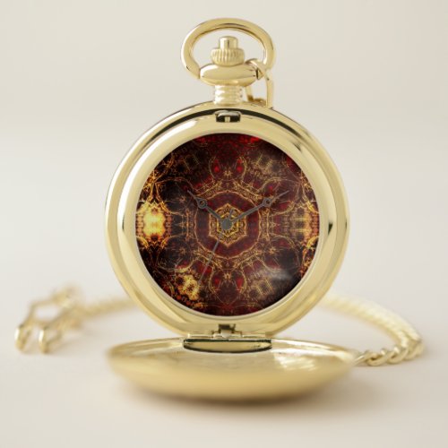 Oriental Rug Pocket Watch