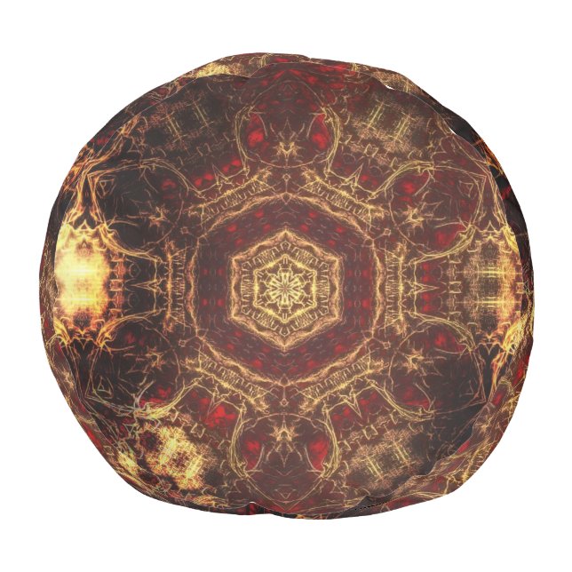 Oriental Rug  Pouf (Bottom)