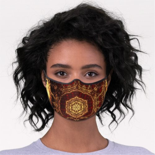 Oriental Rug Premium Face Mask