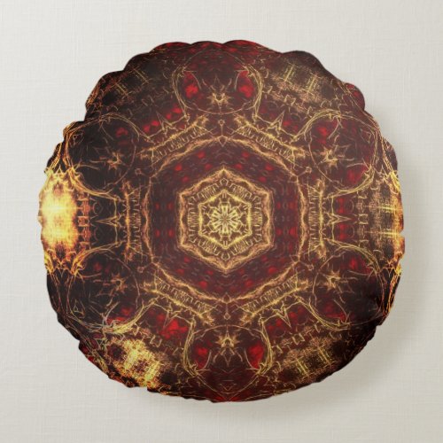 Oriental Rug  Round Pillow