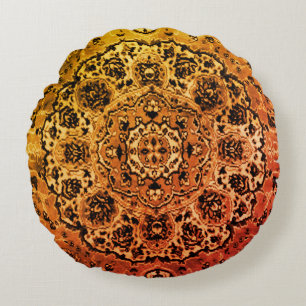 Oriental Rug Round Pillow