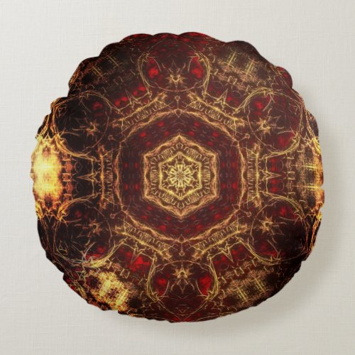 Oriental Rug  Round Pillow