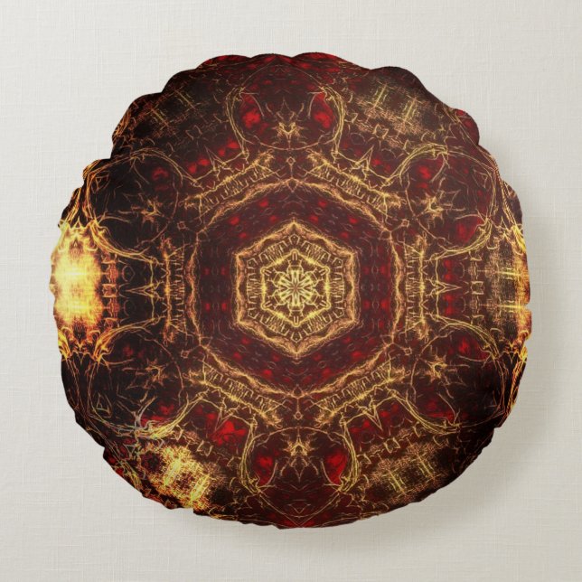 Oriental Rug  Round Pillow (Front)