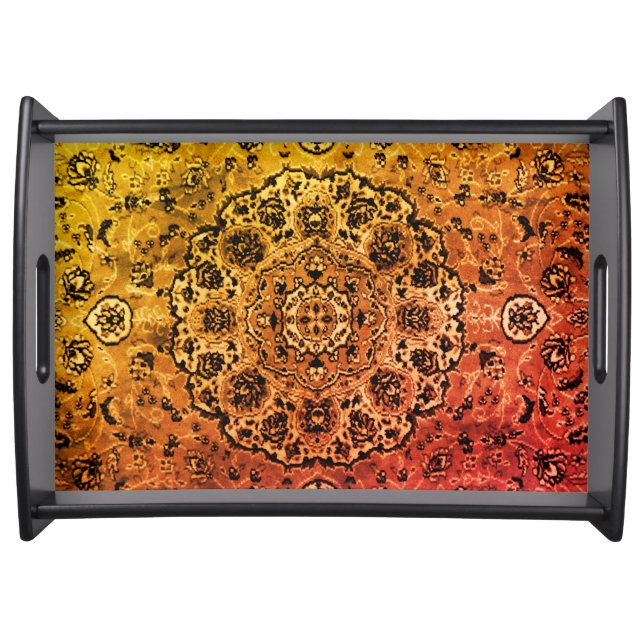 Oriental Rug Serving Tray (Front)