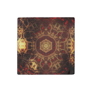 Oriental Rug  Stone Magnet