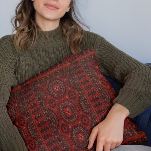 Oriental rug throw pillow (Creator Uploaded)