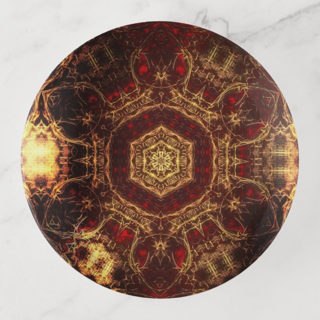 Oriental Rug  Trinket Trays (Front)