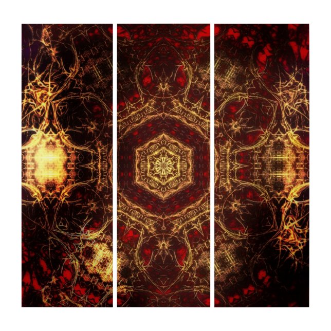 Oriental Rug Triptych (Front)