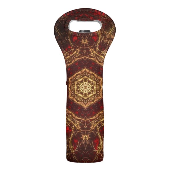 Oriental Rug  Wine Bag (Front)