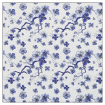 Oriental Sakura Branch Pattern Fabric