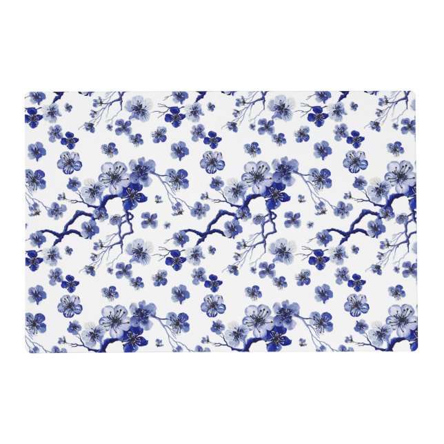 Oriental Sakura Branch Pattern Placemat (Front)