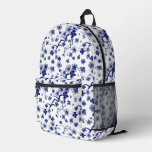 Oriental Sakura Branch Pattern Printed Backpack