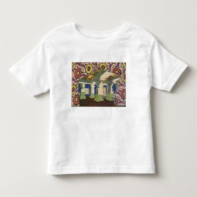 Oriental Scenery Design (colour litho) 2 Toddler T-shirt (Front)