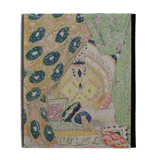 Oriental Scenery Design (colour litho) iPad Cases