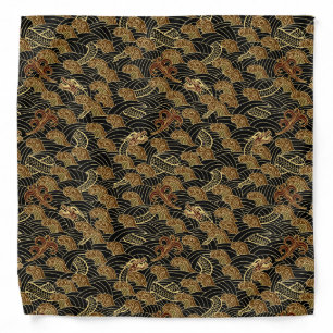Oriental Sea Dragon Pattern Bandana