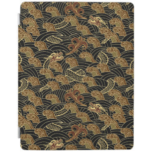 Oriental Sea Dragon Pattern iPad Smart Cover