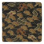 Oriental Sea Dragon Pattern Trivet