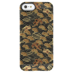 Oriental Sea Dragon Pattern Permafrost iPhone SE/5/5s Case