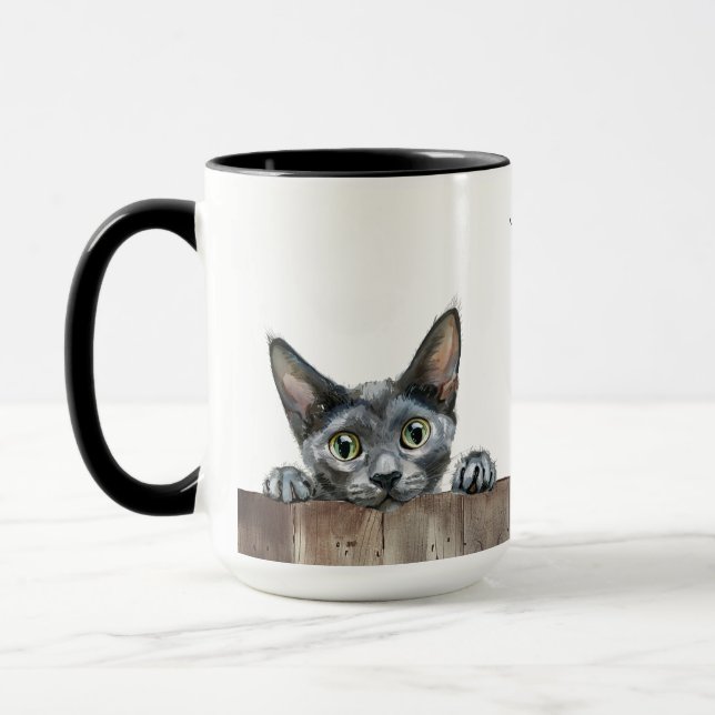 Oriental Shorthair Cat Mug (Left)