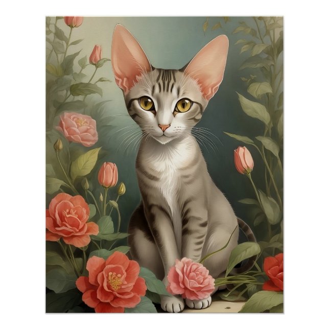 Oriental Shorthair Cat Poster (Front)