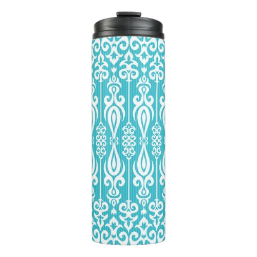 Oriental Style Decorative Ornamental Background Thermal Tumbler