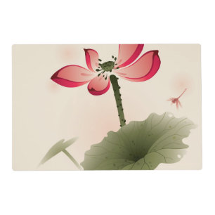 Oriental style Lotus Placemat