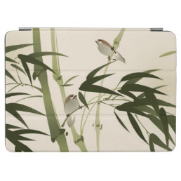 Oriental style painting, bamboo branches iPad air cover