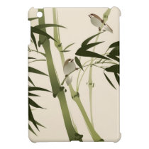 Oriental style painting, bamboo branches iPad mini cover
