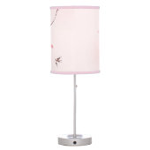 Oriental style painting, cherry blossom table lamp (Back)