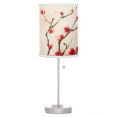 Oriental style painting, plum blossom in spring 2 table lamp (Left)