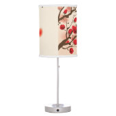 Oriental style painting, plum blossom in spring table lamp (Back)
