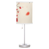 Oriental style painting, plum blossom in spring table lamp (Right)
