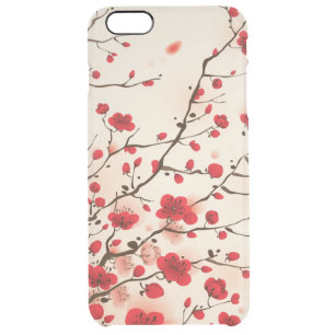 Oriental style painting, plum blossom in spring clear iPhone 6 plus case