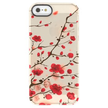 Oriental Style Painting  Plum Blossom In Spring Permafrost Iphone Se/5/5s Case by watercoloring at Zazzle