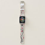 Oriental Style Sakura Cherry Blossom Art Apple Watch Band