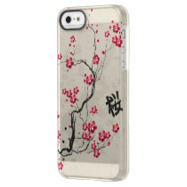 Oriental Style Sakura Cherry Blossom Art Permafrost iPhone SE/5/5s Case