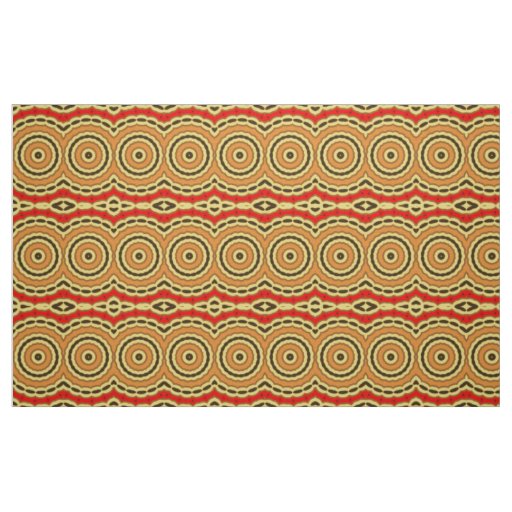 Oriental Stylish Mosaic Geometric Pattern Fabric