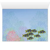 Oriental Sweetlips Reef Fish Card (Inside Horizontal (Bottom))