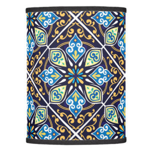 Oriental tiles, Azulejos diagonal Lamp Shade
