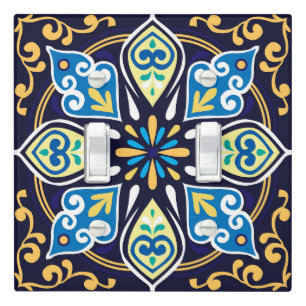 Oriental tiles, Azulejos  Light Switch Cover