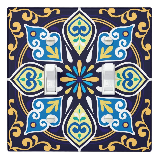 Oriental tiles, Azulejos  Light Switch Cover (In Situ)